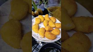 Prawn Rissois  Goan snacks Recipe  Portuguese Snacks cooking shorts prawnrecipe goanvlogger [upl. by Hgielsa]