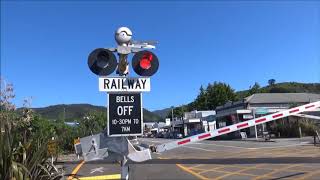 Fitzherbert Street Level Crossing Featherston [upl. by Eecart]