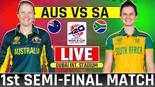 Live Australia Womens vs South Africa Womens T20 World Cup 1st SemiFinal  Today Live Cricket Match [upl. by Nikolaus608]