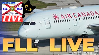 🔴 LIVE  Plane Spotting at Fort LauderdaleHollywood International Airport FLL [upl. by Ayatnohs]