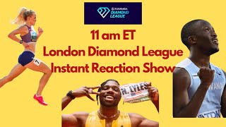 Keely Hodginson Matthew HudsonSmith NRs Noah Lyles Over Tebogo London Diamond League Recap [upl. by Ab812]