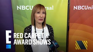 Gale Anne Hurd Talks Negan and quotWalking Deadquot Season 7  E Red Carpet amp Award Shows [upl. by Terrej]