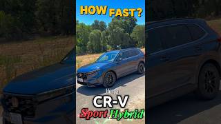 How Fast is the 2024 Honda CRV [upl. by Dnalevelc]