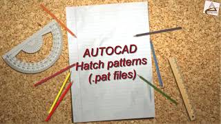 AUTOCAD Hatch patterns pat file  AUTOCAD Motifs de hachures fichiers pat [upl. by Eintroc26]