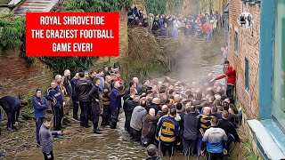 Royal Shrovetide Football 2024  the craziest football game [upl. by Coniah]