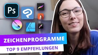 Zeichenprogramme amp Apps – Meine TOP 9 Empfehlungen 2024  Adobe Review [upl. by Odrareg]