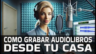 Secretos para crear audiolibros PROFESIONALES desde tu hogar [upl. by Bowe]