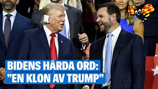 Här väljs JD Vance till Donald Trumps vicepresident – Bidens hårda ord [upl. by Farro]