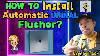 Paano Mag Install ng Automatic Urinal flusherelectrical [upl. by Waylin]