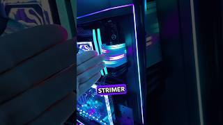 StromflussOptik einstellen Lian Li Strimer plus RGB Kabel Effekt gamingpc pcbuilding bastelnerd [upl. by Morita]