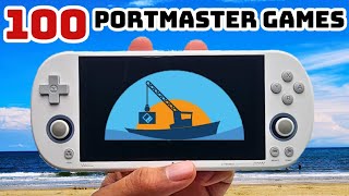 100 PortMaster Games Played on TRIMUI SMART PRO  CrossMix OS [upl. by Ecarg]