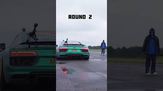 Audi R8 Vs TT RSR drag race shorts youtubeshorts audi r8 dragrace supercars creditcarwow [upl. by Eelreveb]