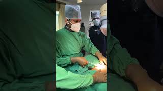 Live demonstration of Tunnelled Hickman catheterBloodcancerchemotherapybonemarrowtransplant [upl. by Neural]