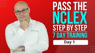 How to PASS the NCLEX 7 Day Training Day 1 How to prepare for NCLEX Success [upl. by Nali]