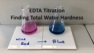 Total Water Hardness using EDTA Titration [upl. by Aisila808]