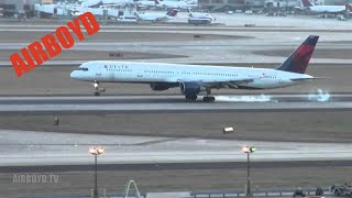 Delta Boeing 757300 Landing Atlanta [upl. by Jasper]