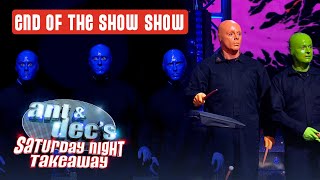 Ant amp Dec join the Blue Man Group for an exhilarating End Of The Show Show  Saturday Night Takeaway [upl. by Yreffej]