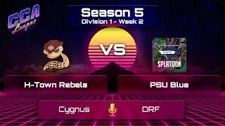 Div 1 HTown Rebels vs PSU Blue  CCA League S5 W2 [upl. by Nowujalo]