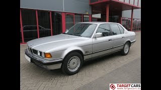 750189 BMW 735I E32 LIMOUSINE 35L 211HP 0990 SILVER 37487KM LHD [upl. by Arsuy]