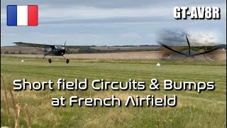 Flying in France  Circuits amp Bumps at Courseulles sur Mer  EuroFox 912is Taildragger [upl. by Creighton]