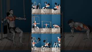 chest workout at gym gymmotivation viralvideo trending homewarkout [upl. by Namwen447]