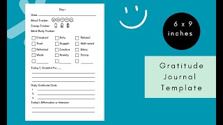 How to create gratitude journal template with powerpoint [upl. by Okiruy]