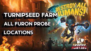 Destroy all Humans  Turnipseed Farm  All Furon Probe Collectible Locations [upl. by Hildick]