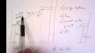 How to calculate the velocity of a pendulum using conservation of energy [upl. by Nhguaved]