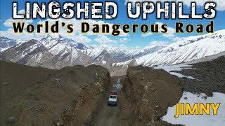 Worlds Dangerous Road LINGSHED  Jimny ki Halat Kharab  Aisa Rasta Duniya Me kahi Nahi [upl. by Llehcar]