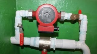 Grundfos circulating pump installation [upl. by Ramos]