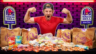 THE ENTIRE TACO BELL MENU CHALLENGE [upl. by Andreas]