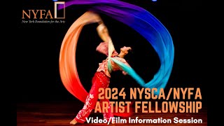 2024 NYSCANYFA Artist Fellowship VideoFilm Information Session [upl. by Ittak780]