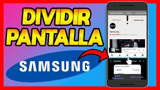 ✅COMO DIVIDIR PANTALLA EN SAMSUNG [upl. by Maximilian]