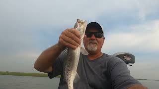 Fishing West Cove Hackberry Louisiana with my little sister [upl. by Atteynad]