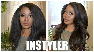 InStyler MAX Demo  Straighten amp Curl Your Hair [upl. by Buyer629]