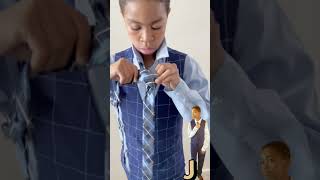 necktie 👔 Quick Tutorial from brother J holiness modesty [upl. by Wyatt]