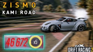 ZISMO Nissan Fairlady 370Z 38 V6TT KAMI ROAD GAMEPLAY  CarX Drift Racing 2 [upl. by Aremus311]