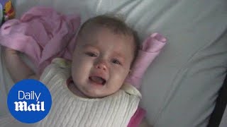 Heartbreaking baby suffers a rare form of epileptic fit  Daily Mail [upl. by Nanfa]