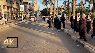 Palestine 🇵🇸 Gaza Strip Walking Tour 4K  قطاع غزة [upl. by Leonardi]