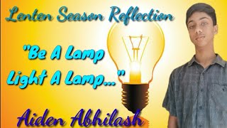 Lenten Season Reflection  Aiden Abhilash  Fortune Voice SCJG [upl. by Trauner]