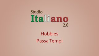 Italian Vocabulary for Hobbies [upl. by Akinat504]