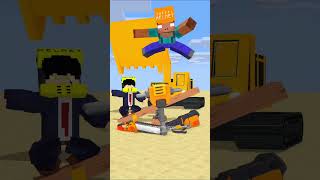 Jumping challenge in Minecraft 😱 credit by oreETV shorts minecraft [upl. by Cullin670]