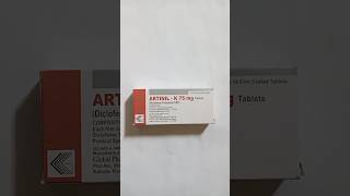 Artinil k  Diclofenac Potassium  75 mg Tablets price [upl. by Dragon]