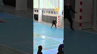 😅 where did the ball go handballskills handball handballgoalkeeper goaliesaves handballmoment [upl. by Kimble]