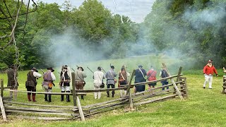 Living History Weekend at Battle of Musgrove Mill State Historic Site in Clinton South Carolina [upl. by Rhett875]