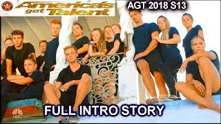 Zurcaroh Members Different Professions FULL INTRO STORY Americas Got Talent 2018 Semifinals 1 AGT [upl. by Ivad]