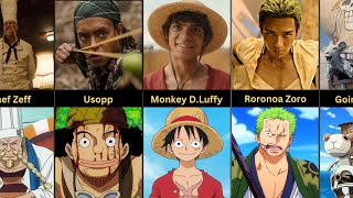 ANIME vs LIVEACTION Comparison NETFLIX ADAPTATION  One Piece [upl. by Normalie548]