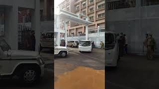 Delhi CM Arvind Kejriwals vehicles reached kizhakambalam kitex factory [upl. by Ashlan524]