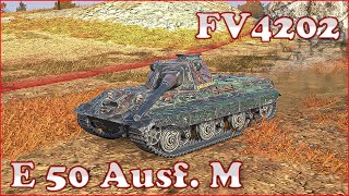 FV4202 E 50 Ausf M  WoT Blitz UZ Gaming [upl. by Marleen]