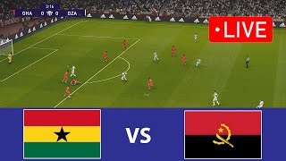 🔴LIVE Ghana vs Angola  Africa Cup of Nations Qualification2024  Ghana Football Live Match PES 21 [upl. by Lila]